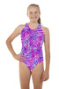 Nova Swimwear Girls Animal Sport Back One Piece