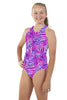 Nova Swimwear Girls Animal Sport Back One Piece