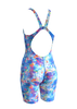 Fashion Fish Designs Girls Aqua Oasis Leg Suit - FreeStyle Swimwear