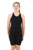 Nova Swimwear Girls Black Knee Length Swimwear - FreeStyle Swimwear