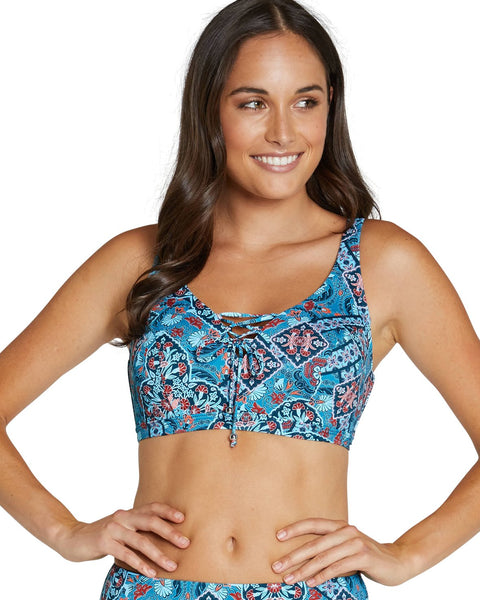 Baku Balboa E/F Lace Up Bikini Bra Top