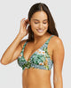 Baku Frangipani D/DD Longline Bra Bikini Top