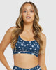 Baku Daisy Days E Cup Scoop Bra Bikini Top