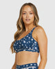 Baku Daisy Days E Cup Scoop Bra Bikini Top