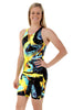 Nova Swimwear Ladies Bumblebee Knee Length One Piece - FreeStyle Swimwear