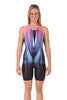 Nova Swimwear Ladies Knee Length Blaze One Piece - FreeStyle Swimwear