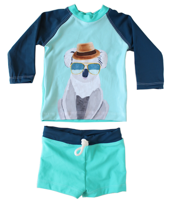 Young Squad Baby Boy Koala Swim Set - FreeStyle Swimwear
