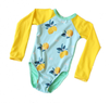 Young Squad Girls Lemon Long Sleeve Swimsuit - FreeStyle Swimwear