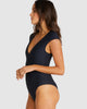 Baku Rococco Belted Plunge One Piece