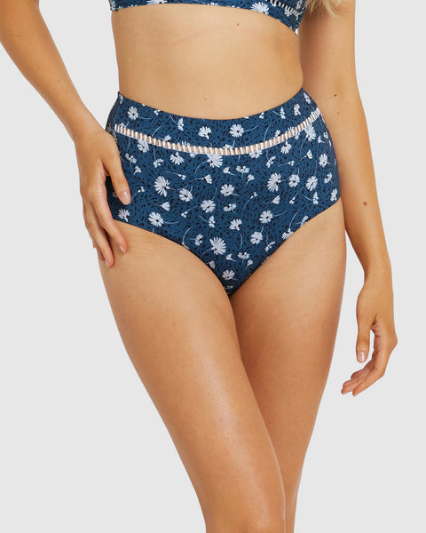 Baku Daisy Days High Waist Bikini Pant