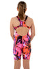 Nova Swimwear Girls Pink Jelly Knee Length Swimsuit - FreeStyle Swimwear