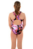 Nova Swimwear Girls Pink Jelly Sport Back One Piece - FreeStyle Swimwear