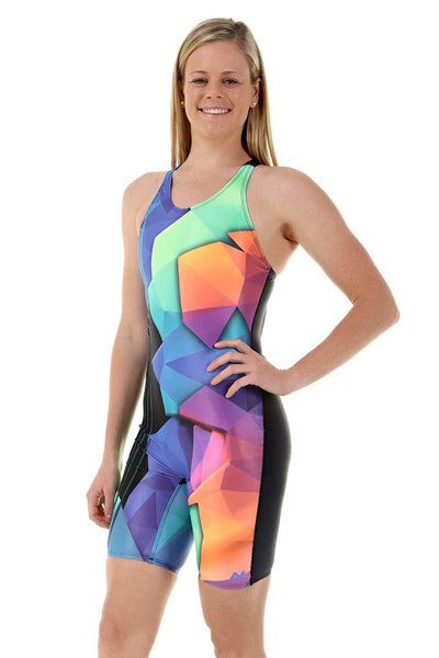 Nova Swimwear Ladies Reflector Knee Length One Piece - FreeStyle Swimwear