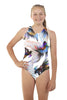 Nova Swimwear Girls Siamese Sport Back One Piece