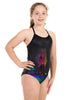 Nova Swimwear Girls Stripes Sportique One Piece - FreeStyle Swimwear