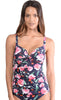 Finch Swim Summer Romance D-E Cup Ruched Singlet Top - FreeStyle Swimwear