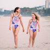 Young Squad - Girls Tropical One Piece - FreeStyle Swimwear