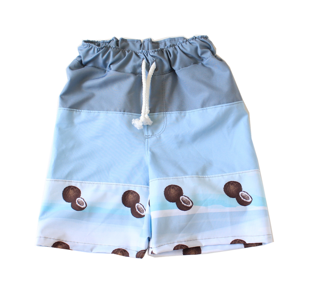Young Squad Boys Coconut Board Shorts - FreeStyle Swimwear