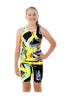 Nova Swimwear Girls Bumblebee Knee Length One Piece