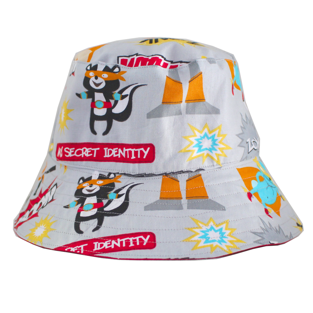 Young Squad Superhero Bucket Hat - FreeStyle Swimwear