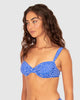 Baku Picnic Point B-C Cup Retro Demi Bikini Bra Top