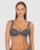 Baku Picnic Point B-C Cup Retro Demi Bikini Bra Top