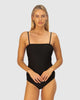 Baku Crochet Cove C-D Bandeau One Piece Swimsuit