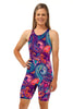 Nova Swimwear Paisley Ladies Knee Length Swimsuit