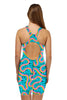 Nova Swimwear Girls Knee Length Turbo Loops One Piece Swimsuit