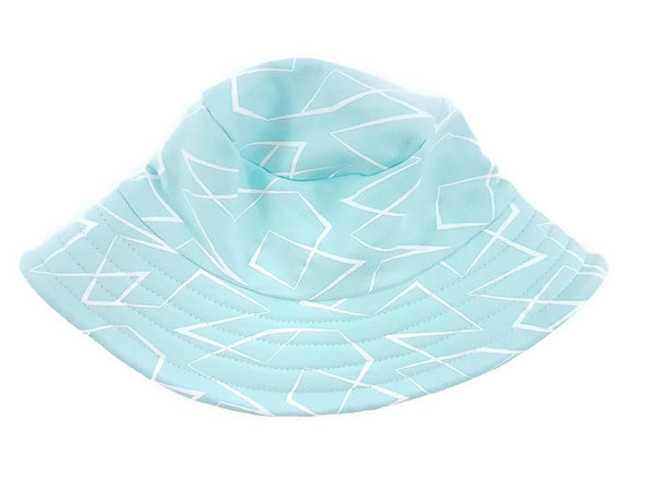 Hat Trail Blue Geo Sun Hat - FreeStyle Swimwear