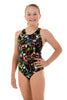 Nova Swimwear Girls Bouquet Sport Back One Piece - FreeStyle Swimwear