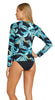 Baku Dominica Long Sleeve Splice Rashie - FreeStyle Swimwear