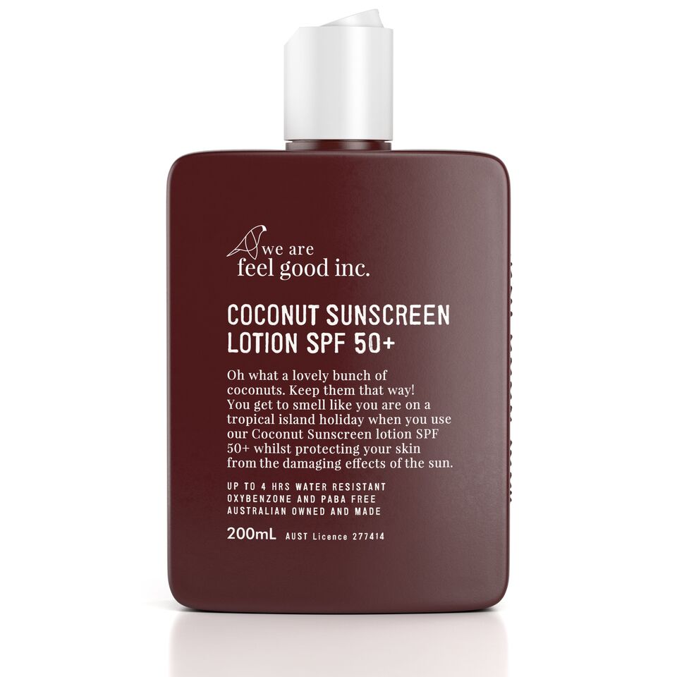 We Are Feel Good Coconut Sunscreen Lotion 50+ - FreeStyle Swimwear