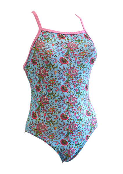 Fashion Fish Girls Holiday Bliss One Piece - FreeStyle Swimwear