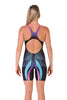 Nova Swimwear Ladies Knee Length Blaze One Piece - FreeStyle Swimwear