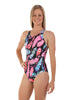 Nova Swimwear Ladies Peacock Sport Back One Piece - FreeStyle Swimwear