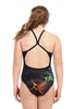 Nova Swimwear Girls Stripes Sportique One Piece - FreeStyle Swimwear