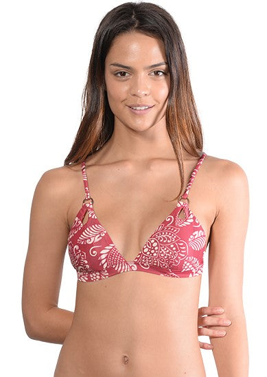 Finch Swim Temple D'Or Keyhole Bralette Bikini Top - FreeStyle Swimwear