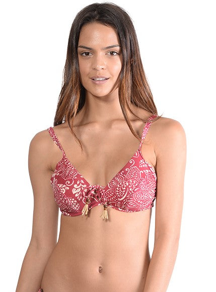 Finch Swim Temple D'Or Lace Up D/DD Bikini Top - FreeStyle Swimwear