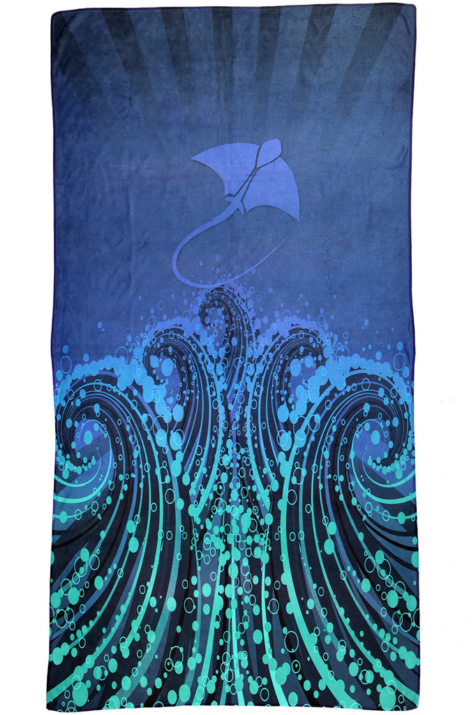 Nova Swimwear Quick Dry Micro Fibre Towel - Stingray - FreeStyle Swimwear