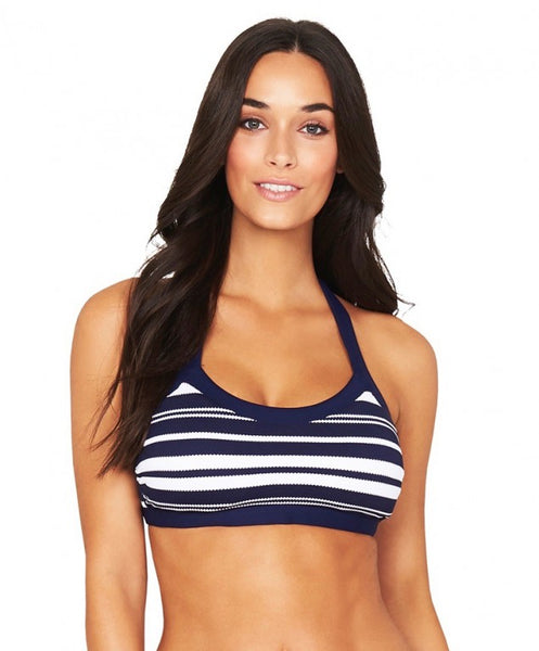Baku Sicily Stripe E/F Bralette - Indigo - FreeStyle Swimwear