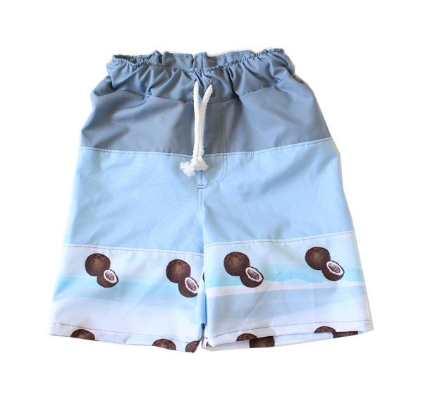 Young Squad Boys Coconut Board Shorts - FreeStyle Swimwear