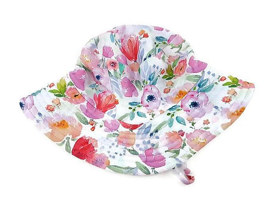 Hat Trail Floral Pastel Swim Hat - FreeStyle Swimwear
