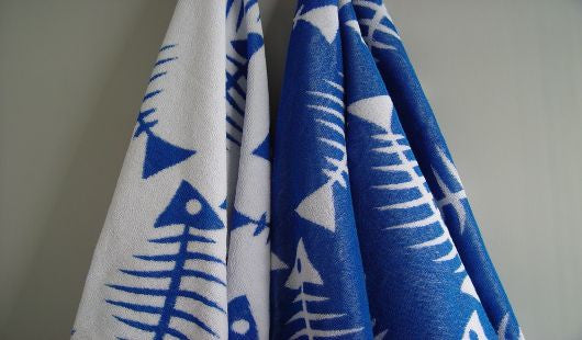 Rialto Fish Bones Beach Towel - FreeStyle Swimwear