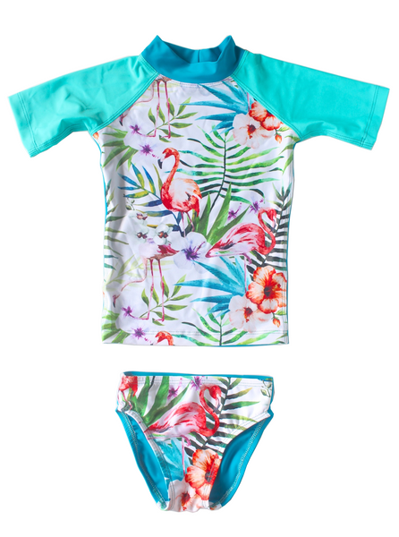 Young Squad Girls Tropical Rash Set - FreeStyle Swimwear